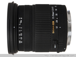 Sigma 17-70mm f/2.8-4.5 DC MACRO lens