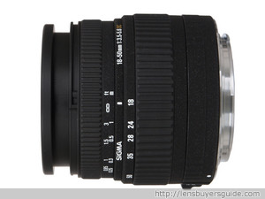 Sigma 18-50mm f/3.5-5.6 DC lens