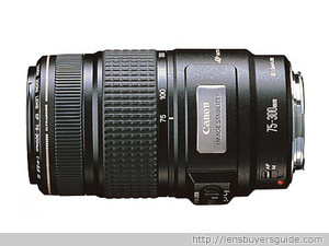Canon EF 75-300mm f/4-5.6 IS USM lens