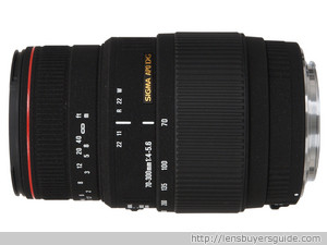 Sigma 70-300mm f/4-5.6 APO DG MACRO lens