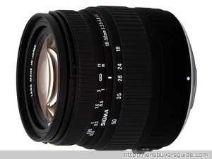 Sigma 18-50mm f/3.5-5.6 DC HSM lens