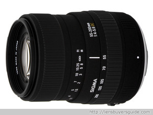 Sigma 55-200mm f/4-5.6 DC HSM lens
