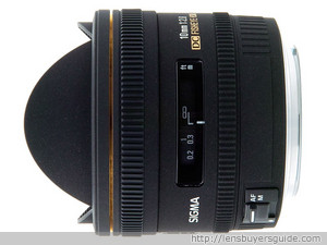 Sigma 10mm f/2.8 EX DC FISHEYE HSM lens