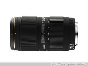 Sigma 50-150mm f/2.8 APO EX DC HSM II lens