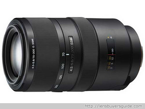 Sony 70-300mm f/4.5-5.6 G SSM lens