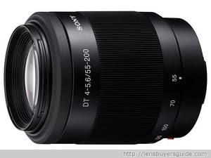 Sony DT 55-200mm f/4-5.6 lens