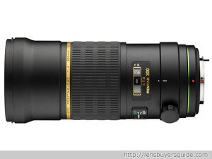 Pentax smc DA 300 mm f/4 ED[IF] SDM lens