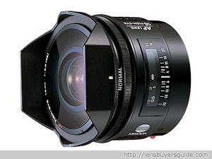 Minolta AF 16mm f/2.8 FISHEYE lens