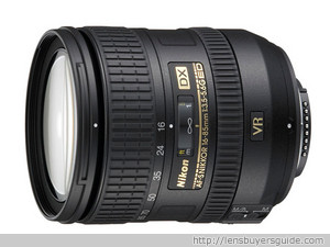 Nikkor 16-85mm f/3.5-5.6G ED AF-S DX VR lens