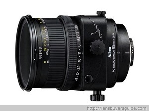 Nikkor 85mm f/2.8D PC Micro lens