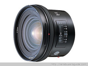 Minolta AF 20mm f/2.8 lens