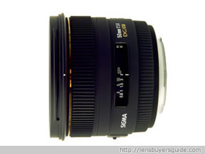 Sigma 50mm f/1.4 EX DG HSM lens