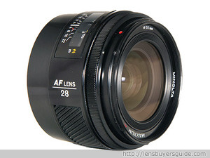 Minolta AF 28mm f/2.0 lens