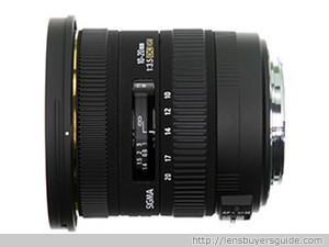 Sigma 10-20mm f/3.5 EX DC HSM lens