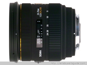 Sigma 24-70mm f/2.8 IF EX DG HSM lens