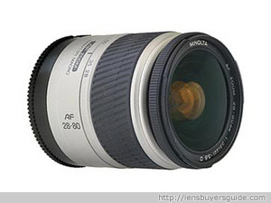 Minolta AF 28-80mm f/3.5-5.6 (D) lens