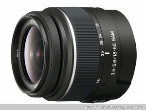 Sony DT 18-55mm f/3.5-5.6 SAM lens