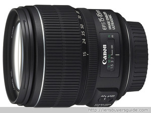Canon EF-S 15-85mm f3.5-5.6 IS USM lens
