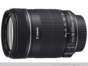 Canon EF-S 18-135mm f3.5-5.6 IS USM lens