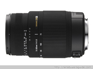 Sigma 70-300mm f/4-5.6 DG OS lens