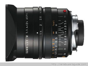 Leica SUMMILUX-M 24mm f/1.4 ASPH lens