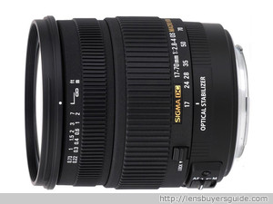 Sigma 17-70mm f/2.8-4 DC OS HSM MACRO lens