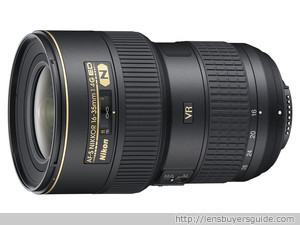 Nikkor 16-35mm f/4G ED AF-S VR lens