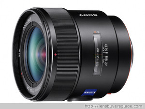 Sony Distagon T* 24mm f/2 SSM lens