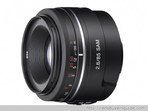 Sony DT 85mm f/2.8 SAM lens
