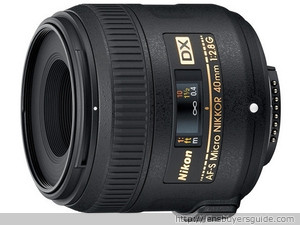 Nikkor 40mm f/2.8G AF-S DX Micro lens