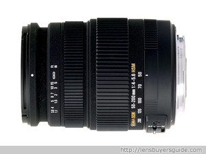 Sigma 50-200mm f/4-5.6 DC HSM lens