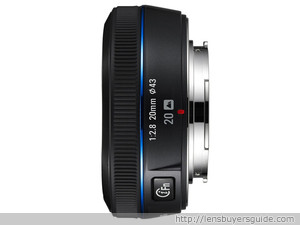 Samsung NX 20mm f/2.8 lens