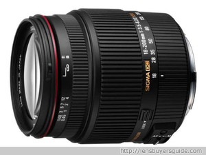 Sigma 18-200mm f/3.5-6.3 II DC OS HSM lens