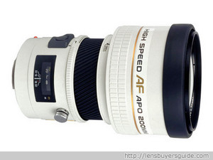 Minolta AF 200mm f/2.8 APO G lens