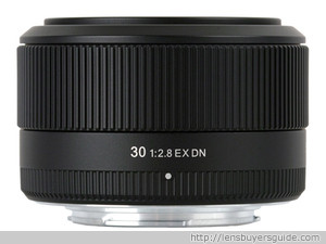 Sigma 30mm f/2.8 EX DN lens