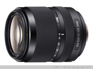 Sony DT 18-135mm f/3.5-5.6 SAM lens