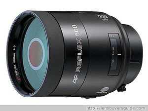 Minolta AF Reflex 500mm f/8 lens