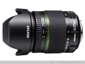 Pentax smc DA 18-270mm f/3.5-6.3 ED SDM lens
