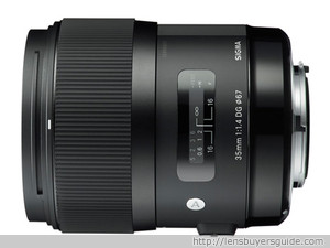 Sigma 35mm f/1.4 DG HSM A lens