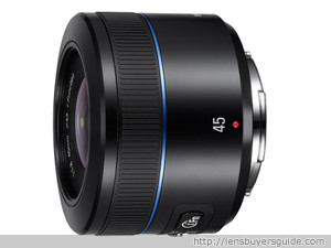 Samsung NX 45mm f/1.8 lens
