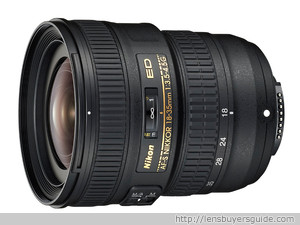 Nikkor 18-35mm f/3.5-4.5G ED AF-S lens