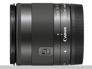 Canon EF-M 11-22mm f/4-5.6 IS STM lens