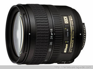 Nikkor 18-70mm f/3.5-4.5G IF-ED AF-S DX lens