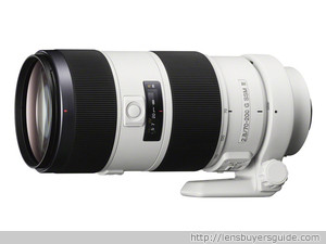 Sony 70-200mm f/2.8 G SSM II lens
