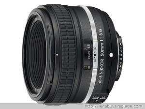 Nikkor 50mm f/1.8G AF-S Special Edition lens