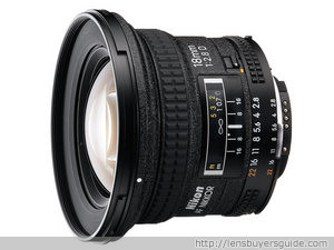 Nikkor 18mm f2.8D AF lens