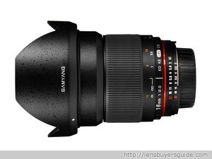 Samyang 16mm f/2.0 ED AS UMC CS lens