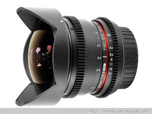Samyang 8mm T3.8 Cine UMC Fish-eye CS II lens