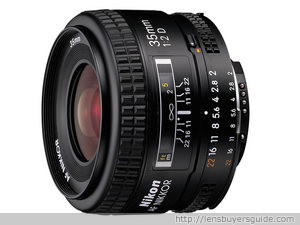 Nikkor 35mm f/2.0D AF lens