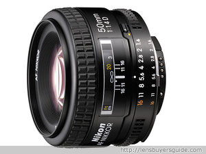 Nikkor 50mm f/1.4D AF lens
